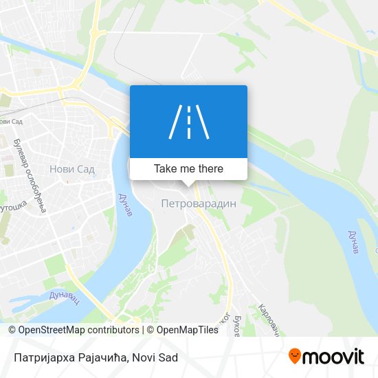 Патријарха Рајачића map