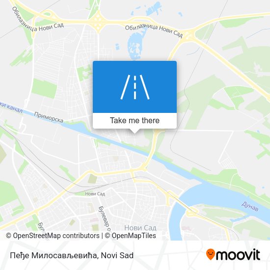 Пеђе Милосављевића map