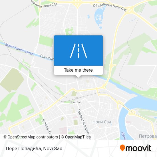 Пере Попадића map
