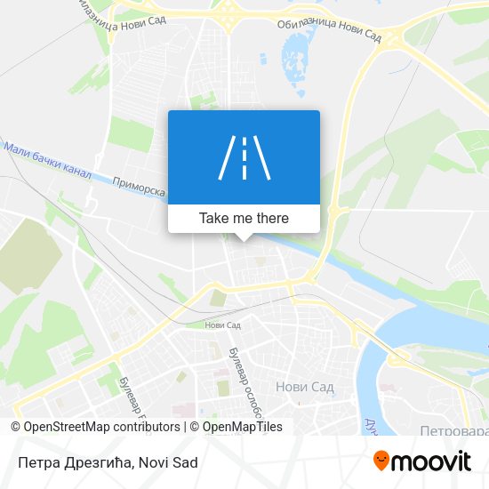 Петра Дрезгића map