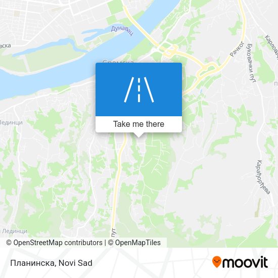 Планинска map