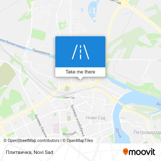Плитвичка map