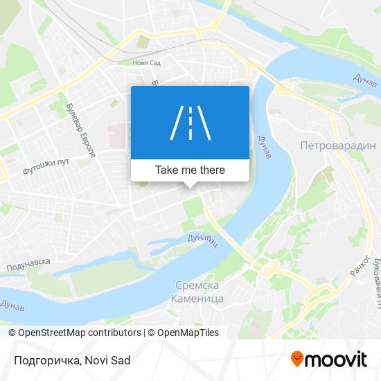 Подгоричка map