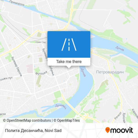 Полита Десанчића map