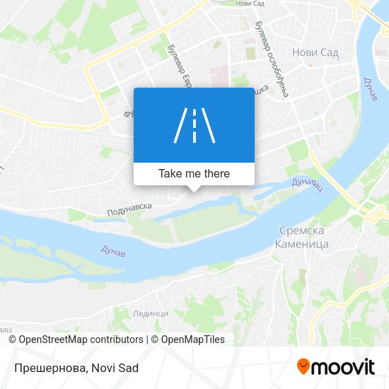 Прешернова map