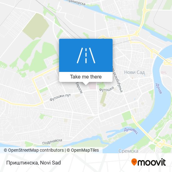 Приштинска map