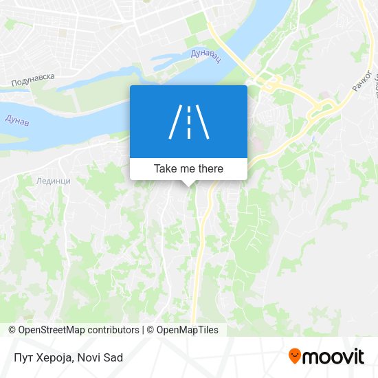 Пут Хероја map