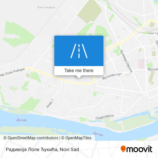 Радивоја Лоле Ђукића map