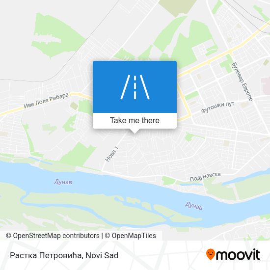 Растка Петровића map