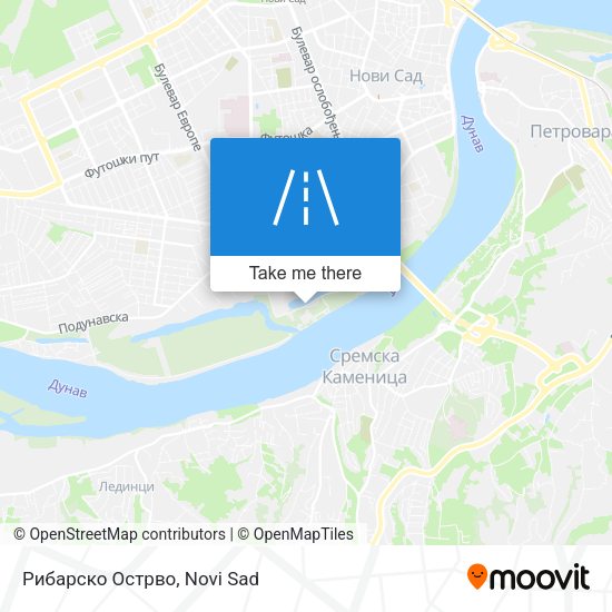 Рибарско Острво map