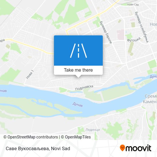 Саве Вукосављева map