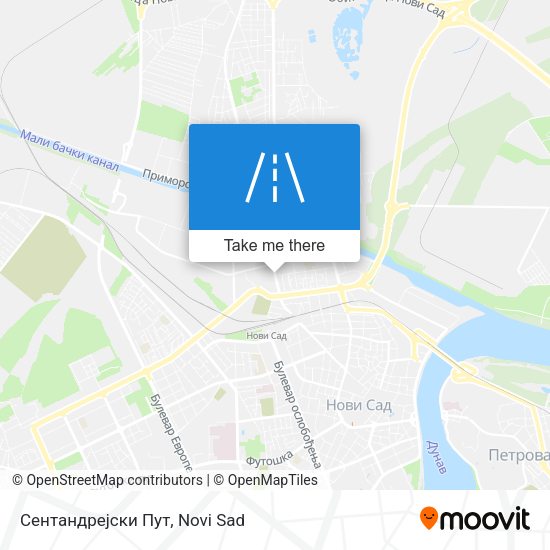 Сентандрејски Пут map