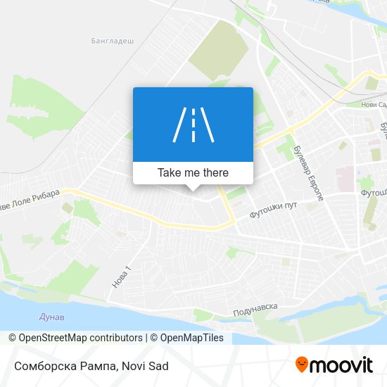 Сомборска Рампа map