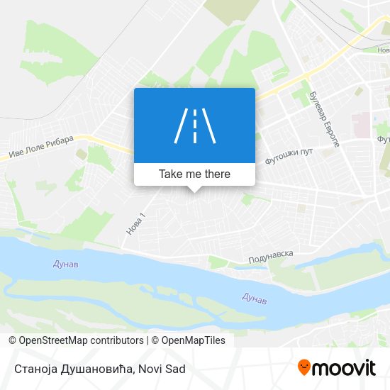 Станоја Душановића map