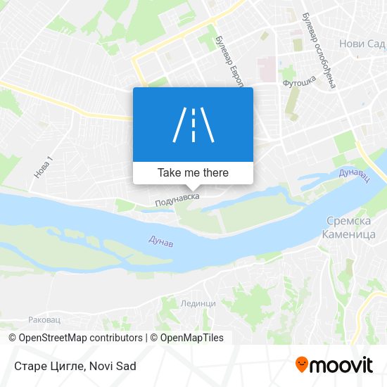 Старе Цигле map
