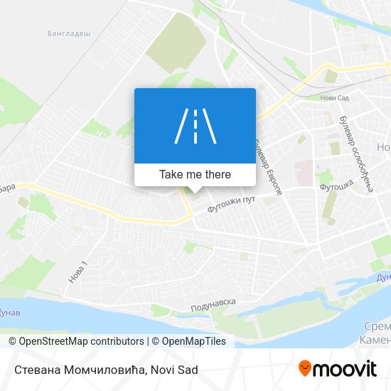 Стевана Момчиловића map