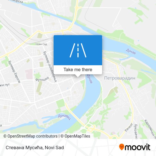 Стевана Мусића map