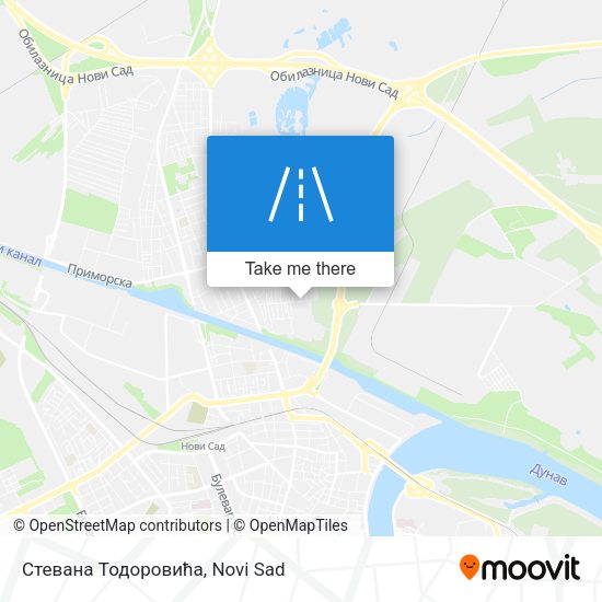 Стевана Тодоровића map