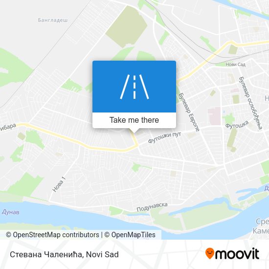 Стевана Чаленића map