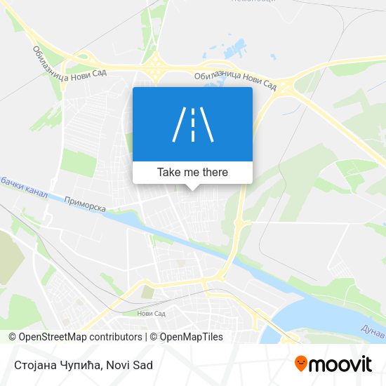 Стојана Чупића map