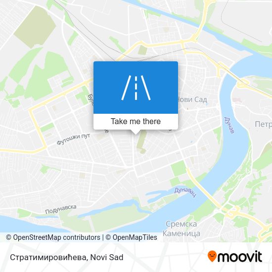 Стратимировићева map