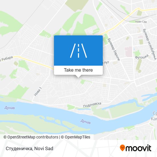 Студеничка map