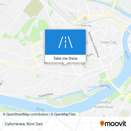 Суботичка map