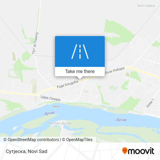 Сутјеска map