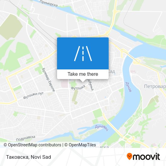 Таковска map
