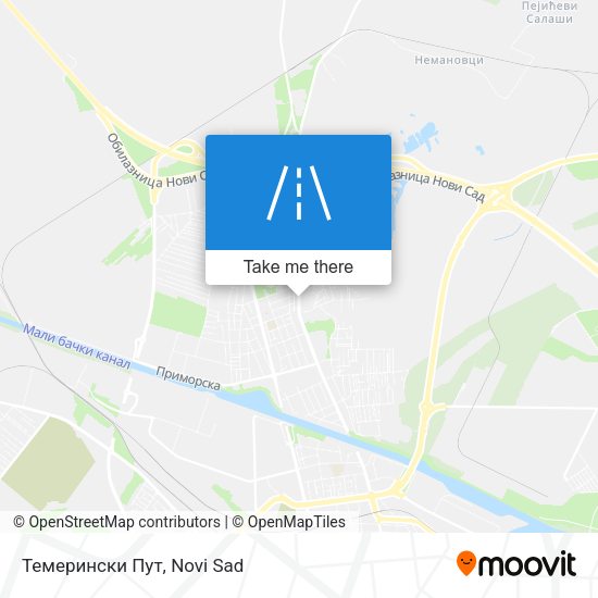 Темерински Пут map