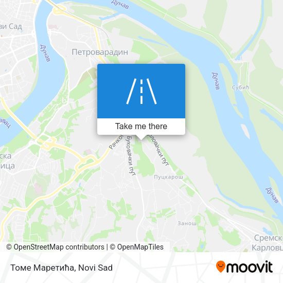 Томе Маретића map