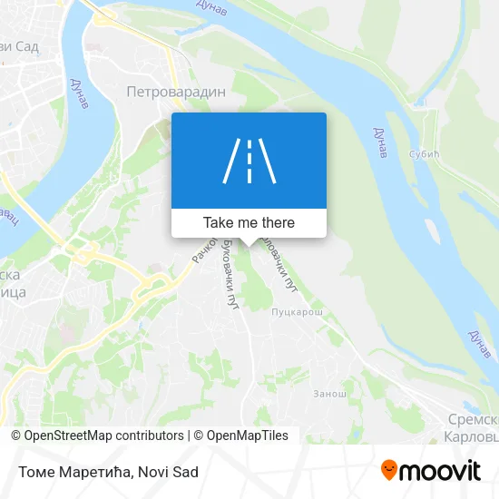 Томе Маретића map