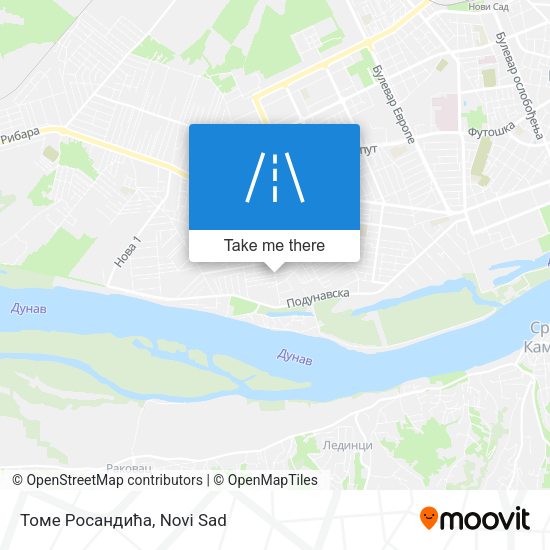 Томе Росандића map