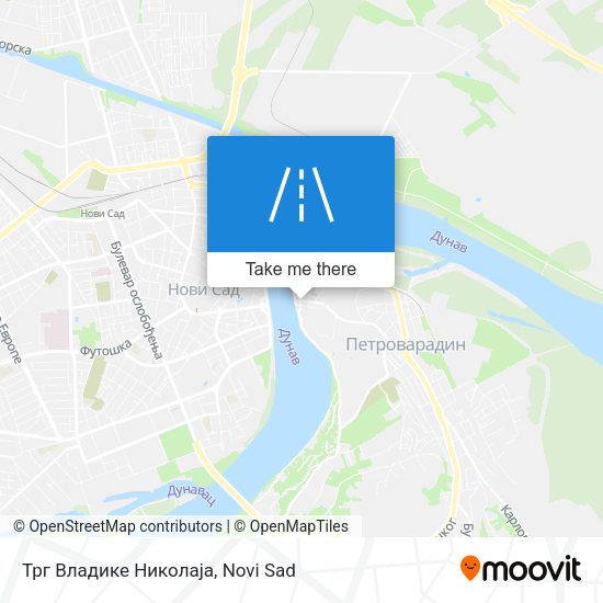 Трг Владике Николаја map