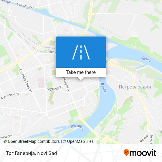 Трг Галерија map