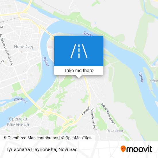 Тунислава Пауновића map