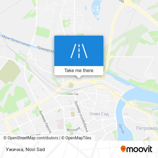 Ужичка map