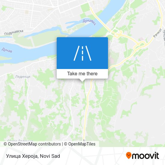 Улица Хероја map
