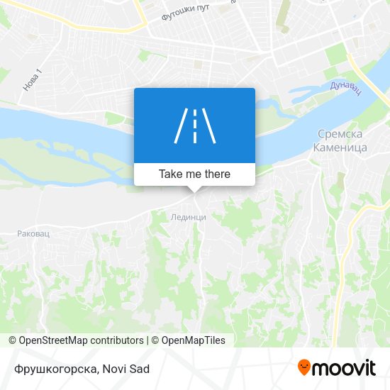 Фрушкогорска map