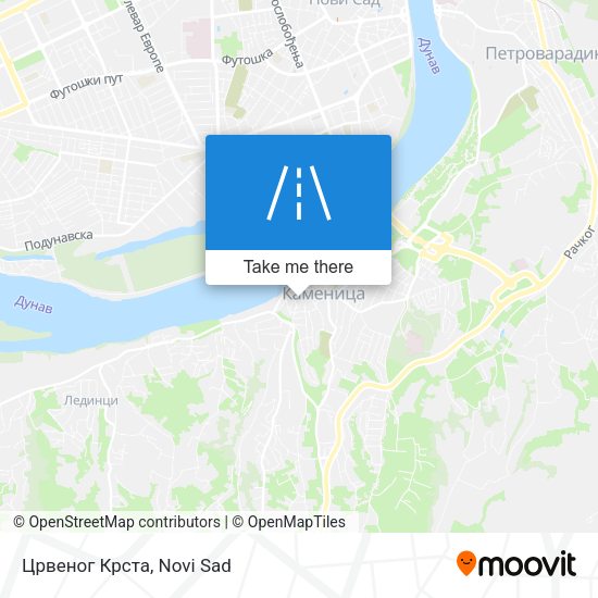 Црвеног Крста map