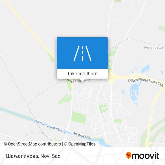 Шаљапинова map