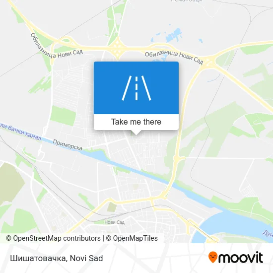 Шишатовачка map