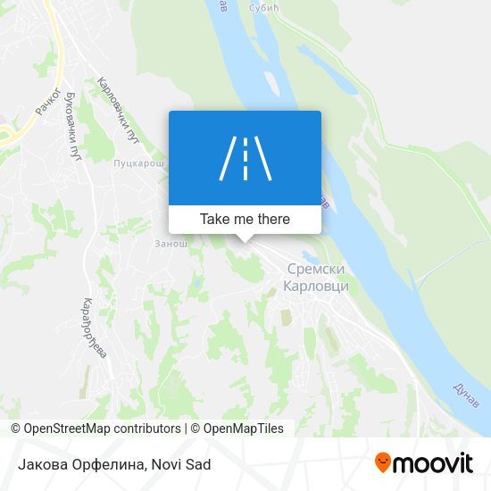 Јакова Орфелина map