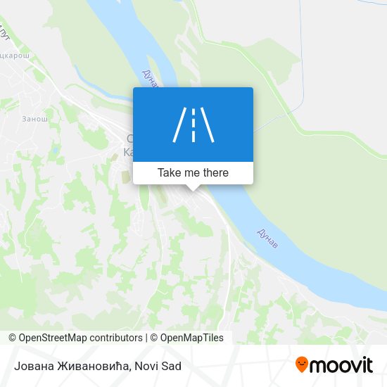 Јована Живановића map