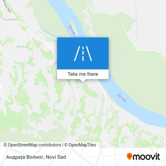 Андреја Волног map