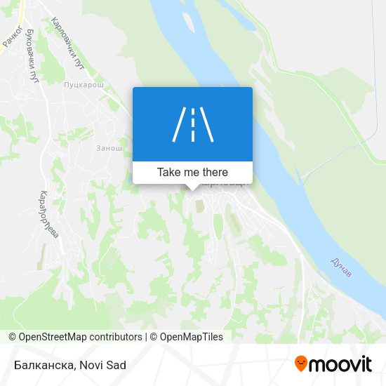 Балканска map