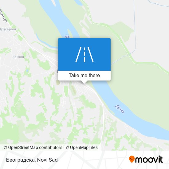 Београдска map