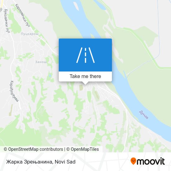 Жарка Зрењанина map