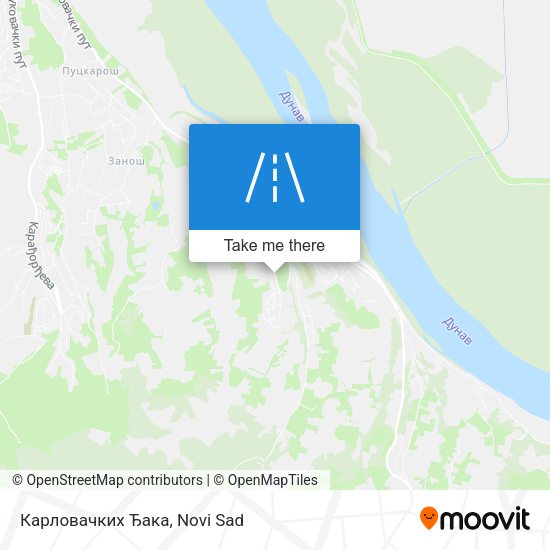 Карловачких Ђака map
