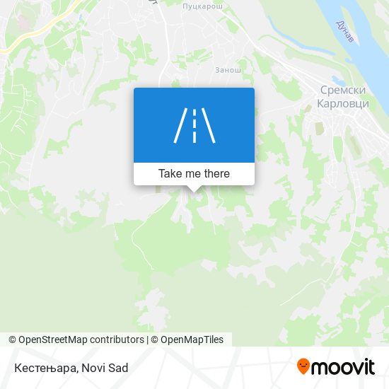 Кестењара map